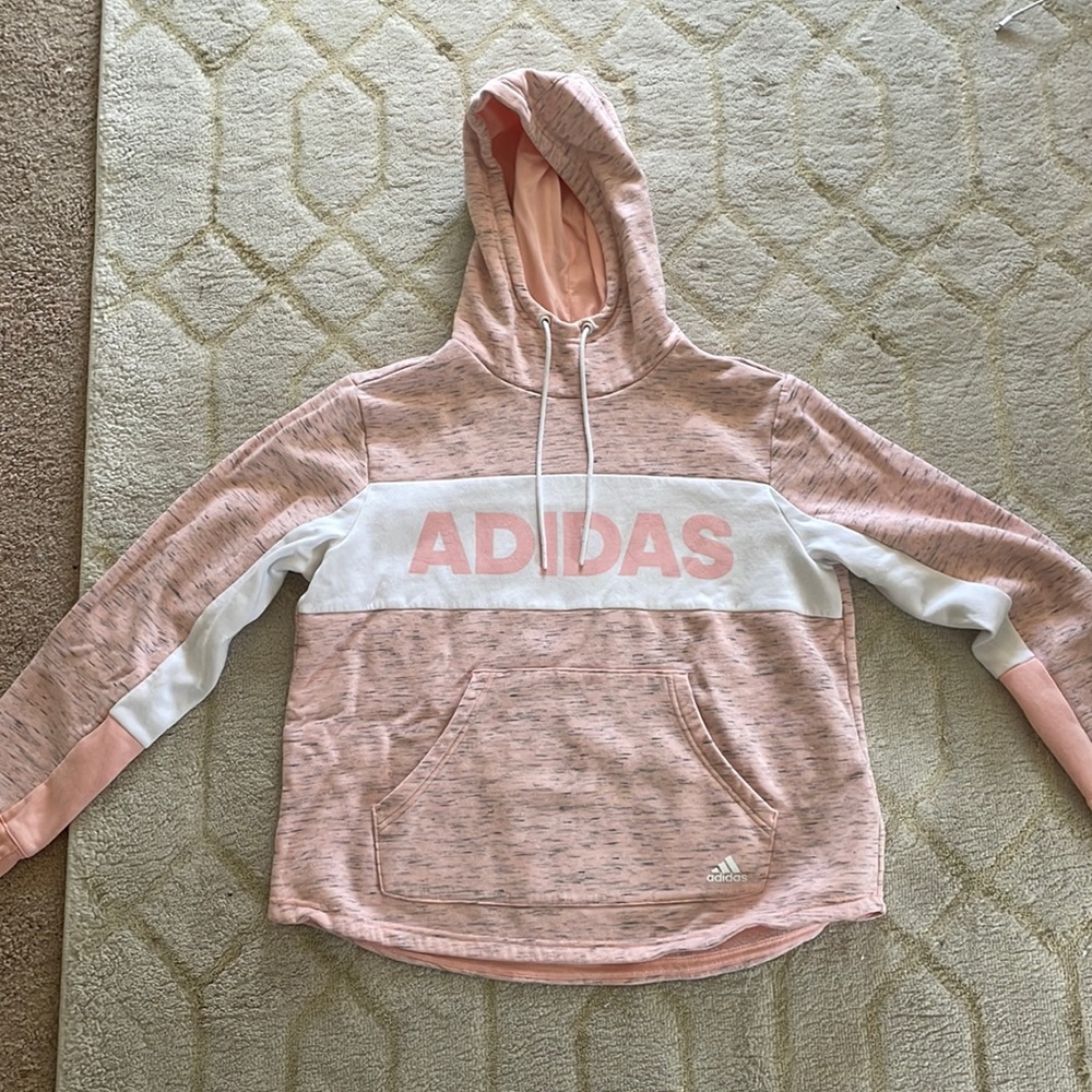 Adidas pink sweatshirt